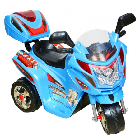 Motociclete electrice - Mini Motocicleta electrica C051, 35W, cu 3 roti, standard, albastra
