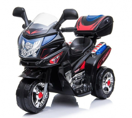 Mini Motocicleta electrica C051, 35W, cu 3 roti, standard, neagra [1]
