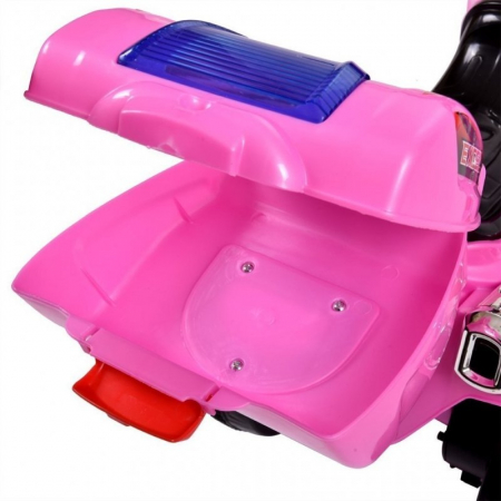 Electric Ride-on mini motorcycle for children Kinderauto C051, 35W, 3 wheels, standard, pink [5]