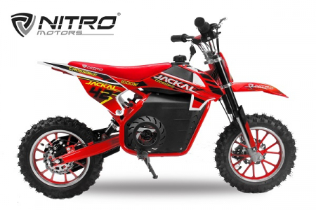 Motociclete electrice - Mini Motocicleta electrica Eco Jackal 1000W 10 inch #Rosu
