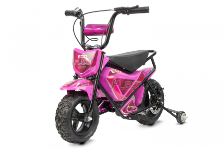 Motociclete electrice - Mini Motocicleta electrica pentru copii NITRO ECO Flee 250W #Roz