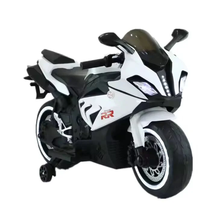 Ride on Motorcycles - Children's electric motorcycle, B919, bluetooth, 90W, 12V battery, white