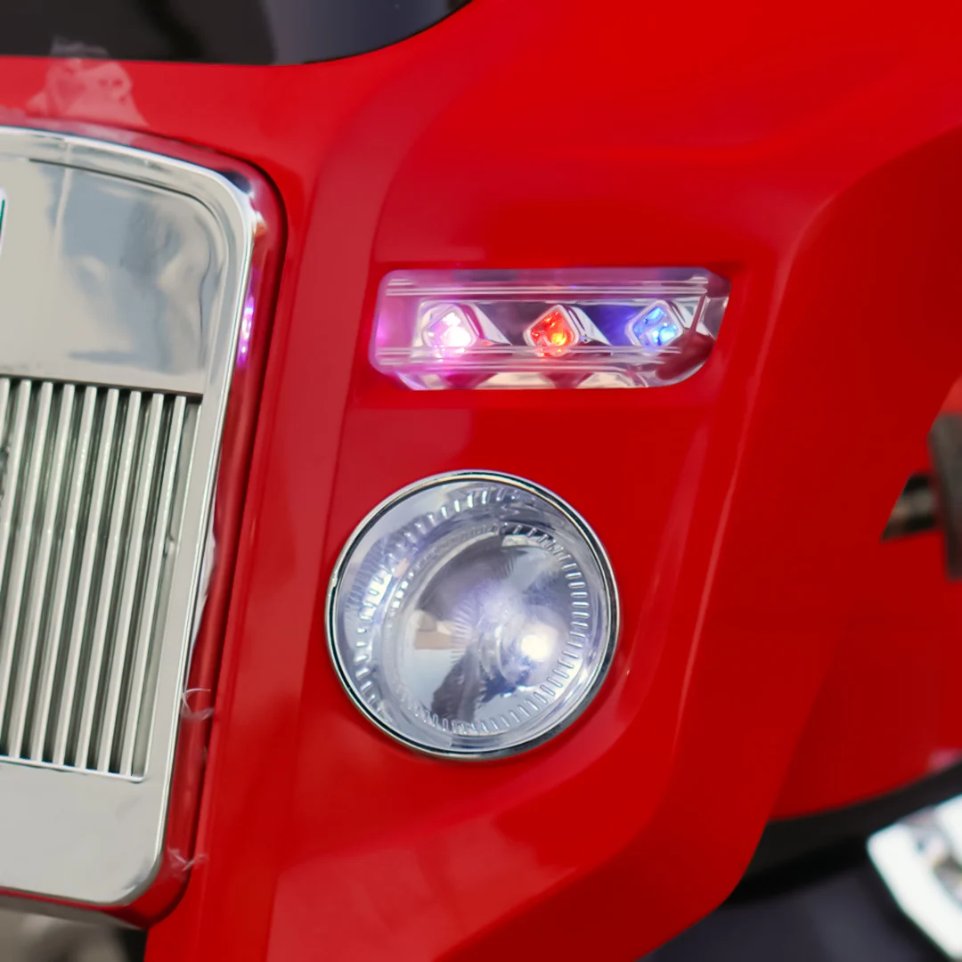 Kids Electric Motorcycle Chopper Royce 12V 80W with Remote Control and Bluetooth, red [10]