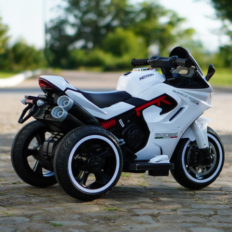 Super Speed 12V Electric Trike for Kids – white [4]