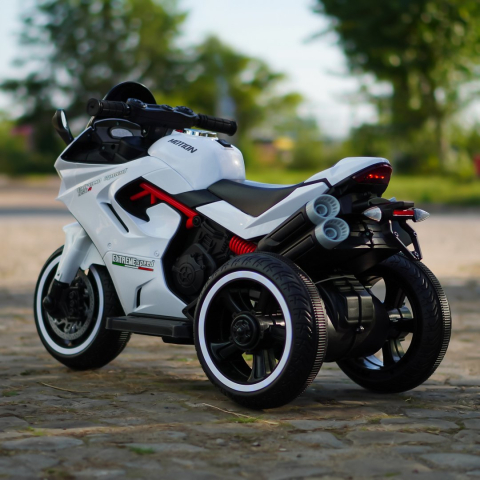 Super Speed 12V Electric Trike for Kids – white [8]