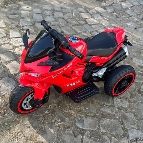 Motocicleta electrica cu 3 roti Super Speed, 12V, rosie [13]