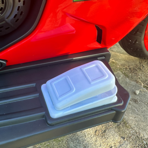 Motocicleta electrica cu 3 roti Super Speed, 12V, rosie [8]