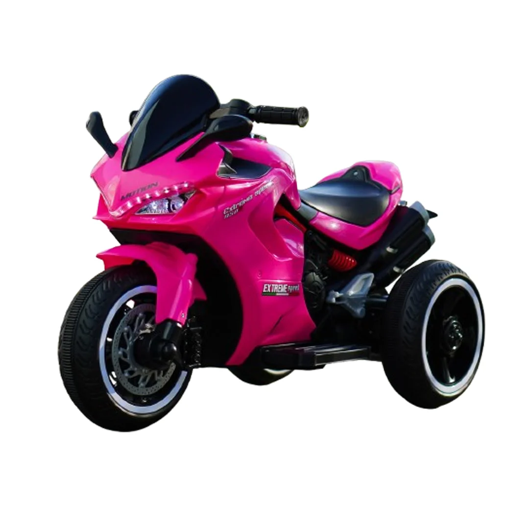 Ride on Motorcycles - Super Speed 12V Electric Trike for Kids – Pink