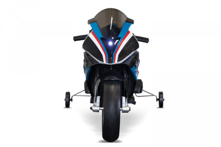 Motocicleta electrica cu licenta BMW HP4, pentru copil 3-9 ani, albastra [19]
