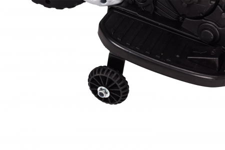 Electric ride-on motorcycle with auxiliary wheels BJ917 35W 6V, red [15]