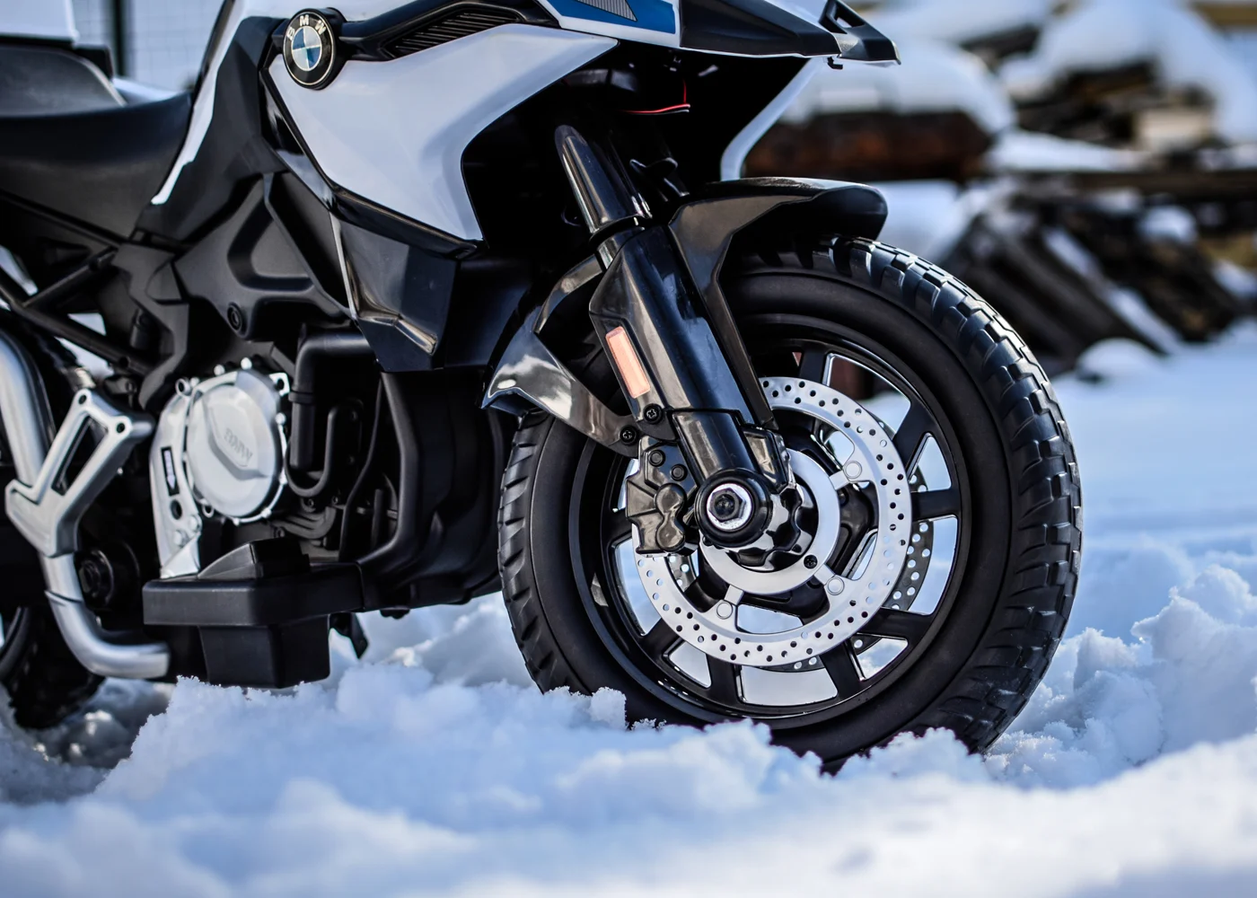 BMW F850 GS licensed electric police ride-on motorcycle, 90W 12V, with EVA wheels [6]