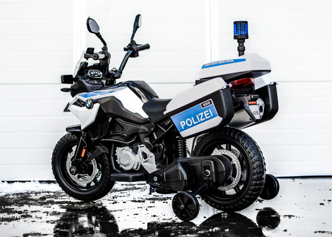 BMW F850 GS licensed electric police ride-on motorcycle, 90W 12V, with EVA wheels [4]