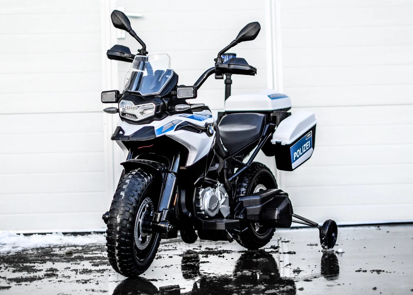 BMW F850 GS licensed electric police ride-on motorcycle, 90W 12V, with EVA wheels [3]