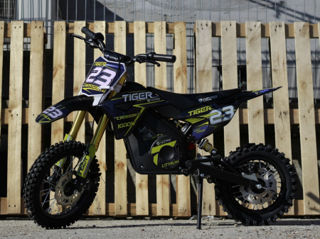 Motocicleta electrica Eco Tiger 1000W 36V 12/10 #Albastru [4]