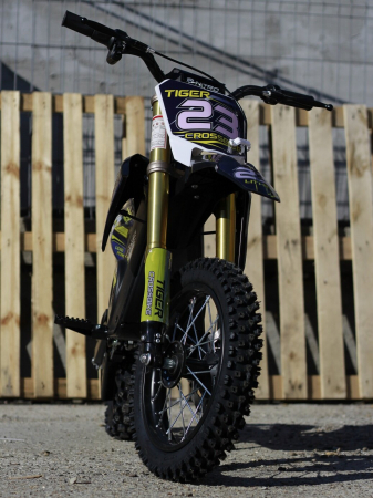 Motocicleta electrica Eco Tiger 1000W 36V 12/10 #Albastru [1]