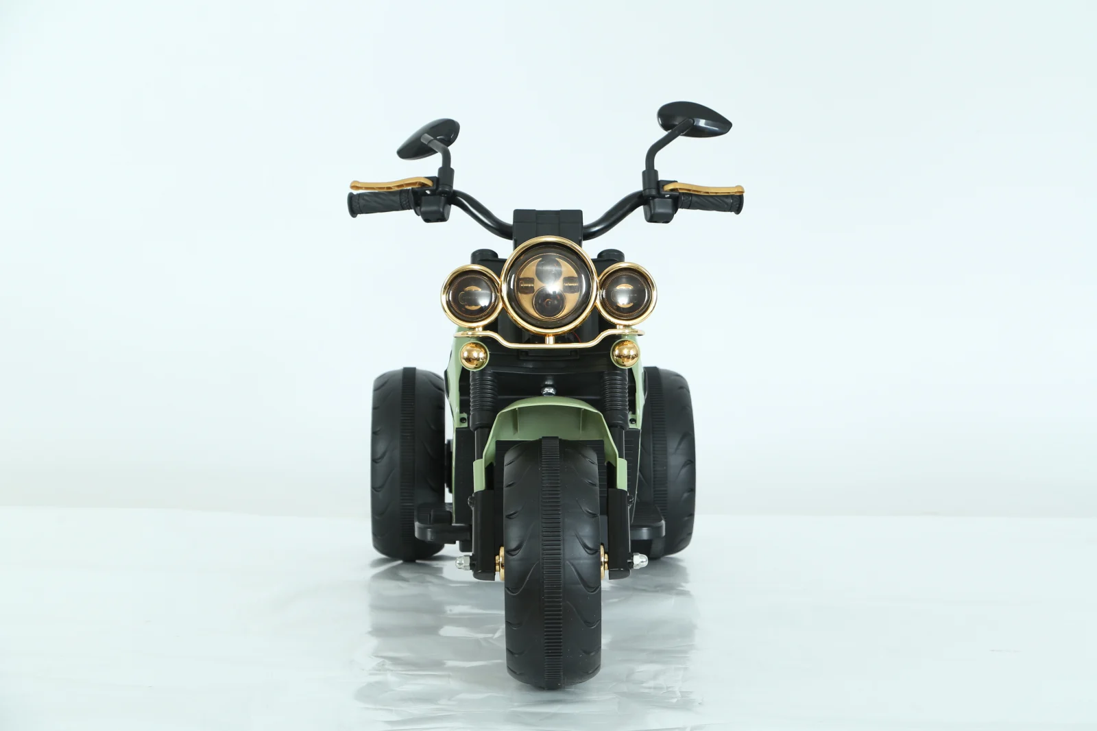 Motocicleta electrica Jocker cu 3 roti, telecomanda inclusa, 70W, echipare, premium, verde [4]