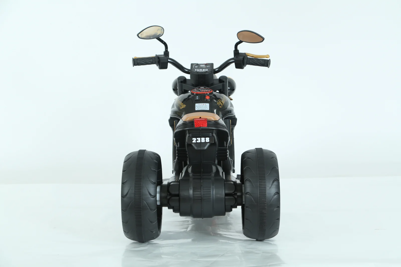 Motocicleta electrica Jocker cu 3 roti, telecomanda inclusa, 70W, echipare, premium, neagra [5]