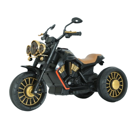 Ride on Motorcycles - Jocker electric motorcycle with 3 wheels, remote control included, 70W, premium equipment, black