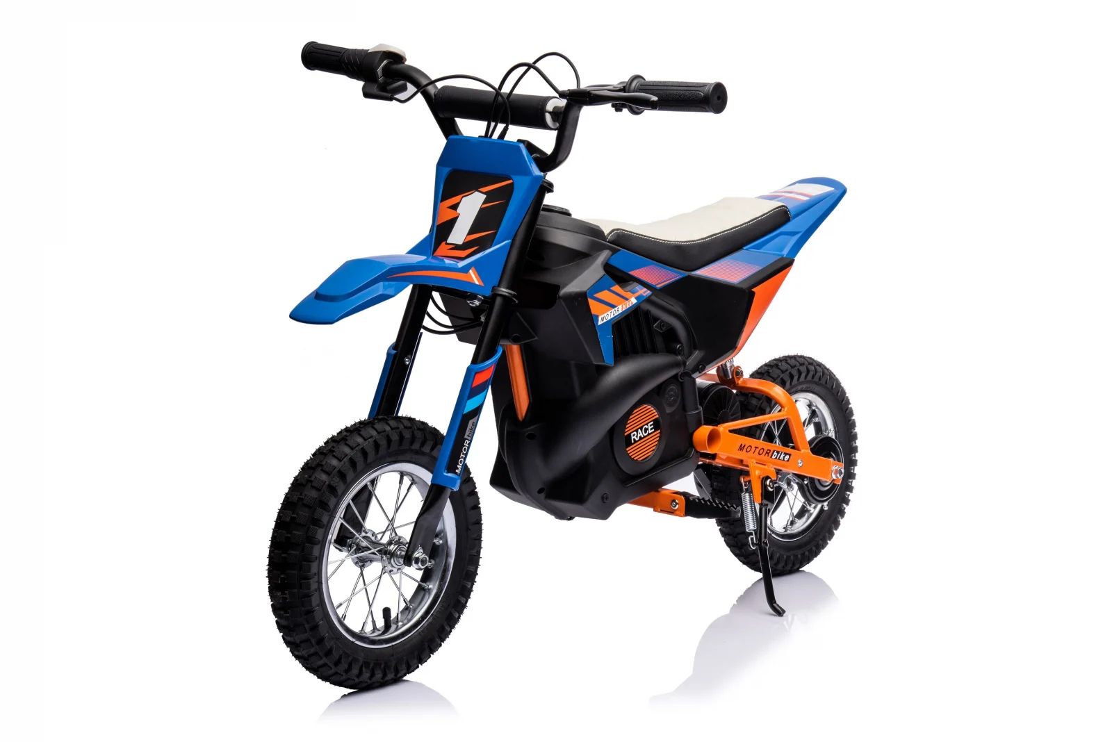 Electric ride-on motorcycle for children 4-9 years, Enduro type, 250W, 24V, blue [23]