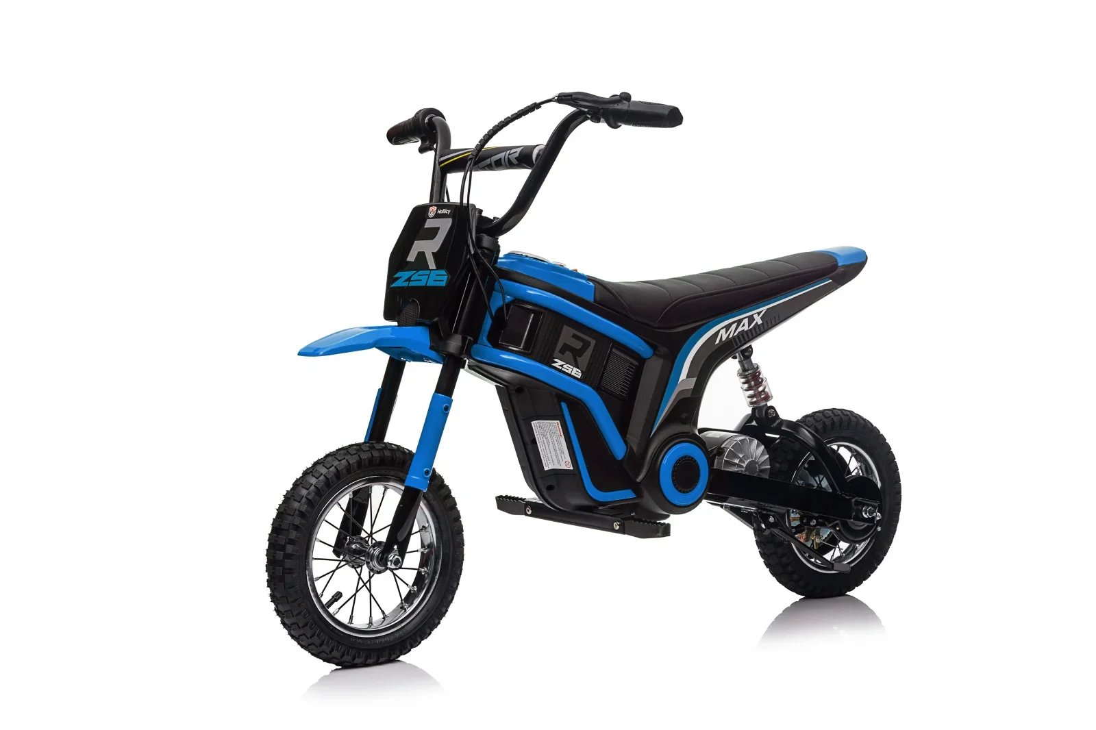 Ride on Motorcycles - Electric ride-on motorcycle for children 5-10 years, enduro type, 350W, 24V, blue