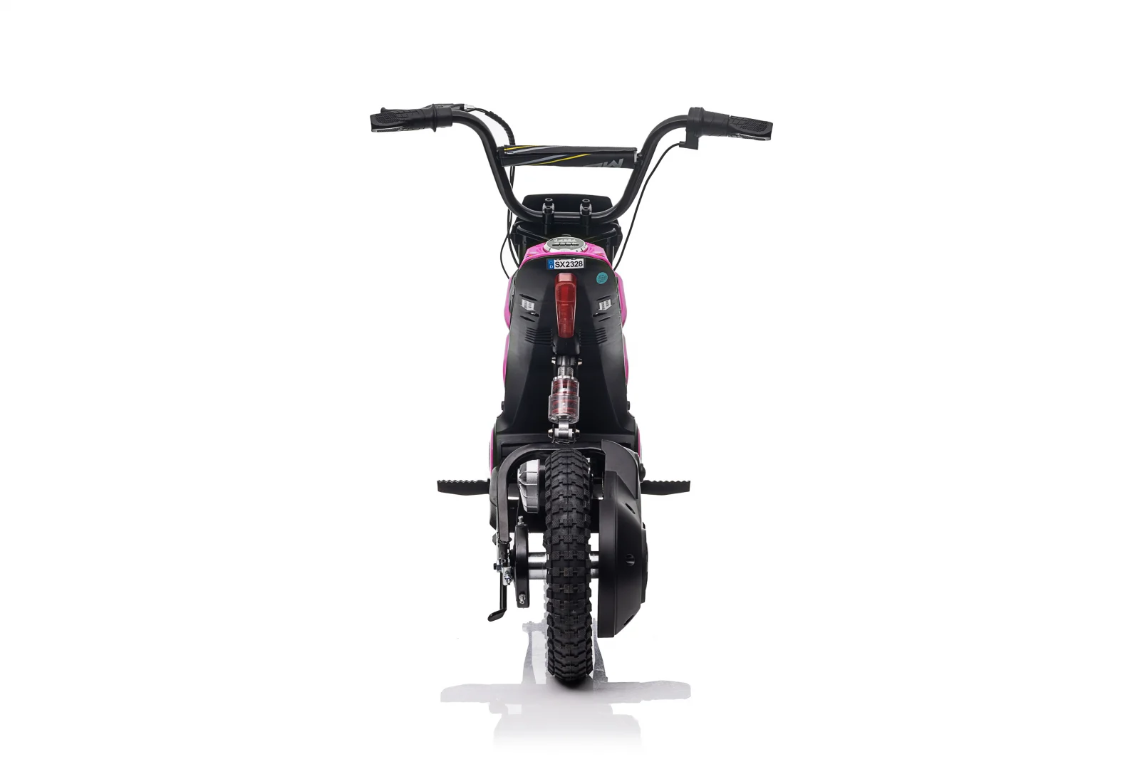 Electric ride-on motorcycle for children 5-10 years, enduro type, 350W, 24V, pink [5]
