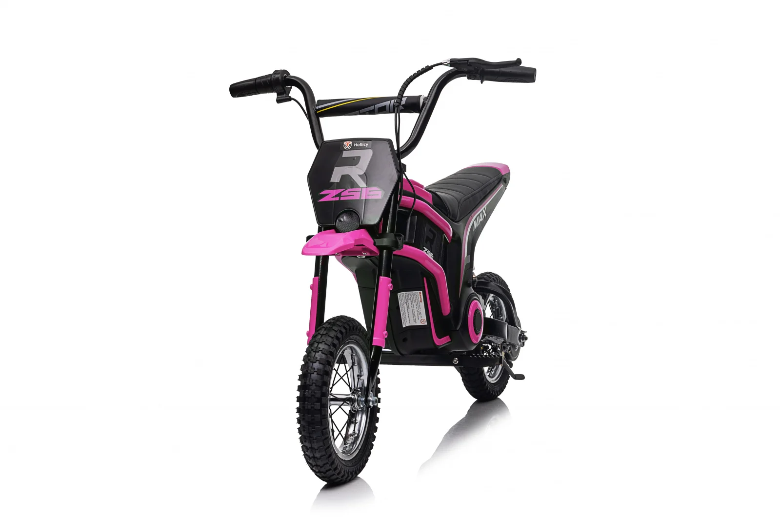 Electric ride-on motorcycle for children 5-10 years, enduro type, 350W, 24V, pink [1]