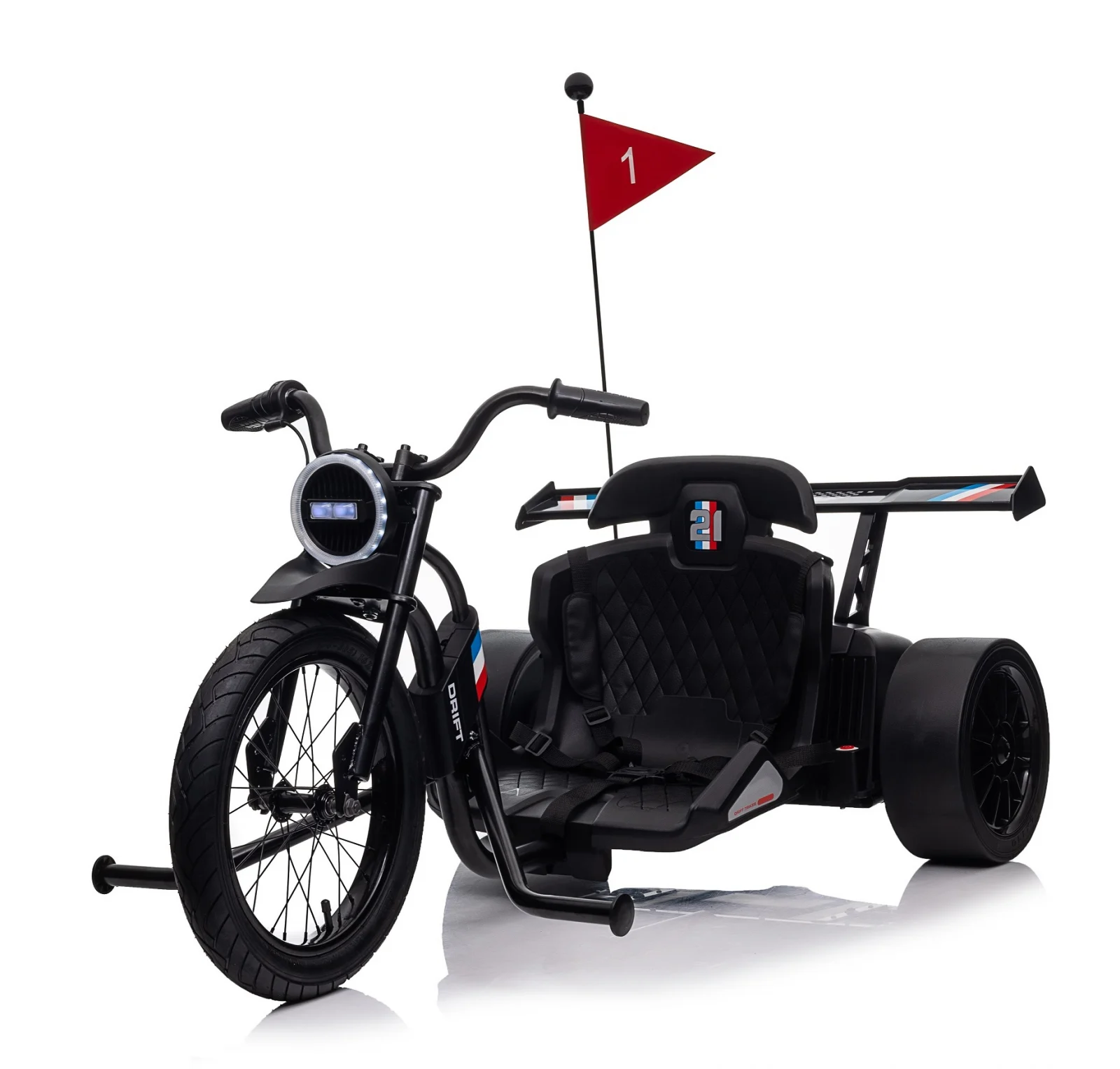 Special Ride on vehicles - Ride-on motorcycle Drift-Trike, for children 5-12 years, 500W, 24V, 10Ah, black