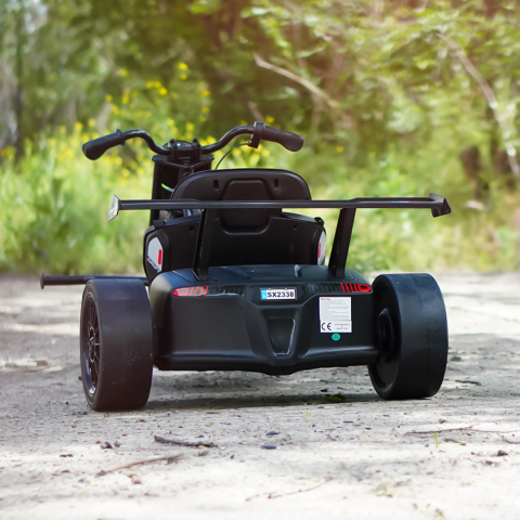 Ride-on motorcycle Drift-Trike, for children 5-12 years, 500W, 24V, 10Ah, black [8]