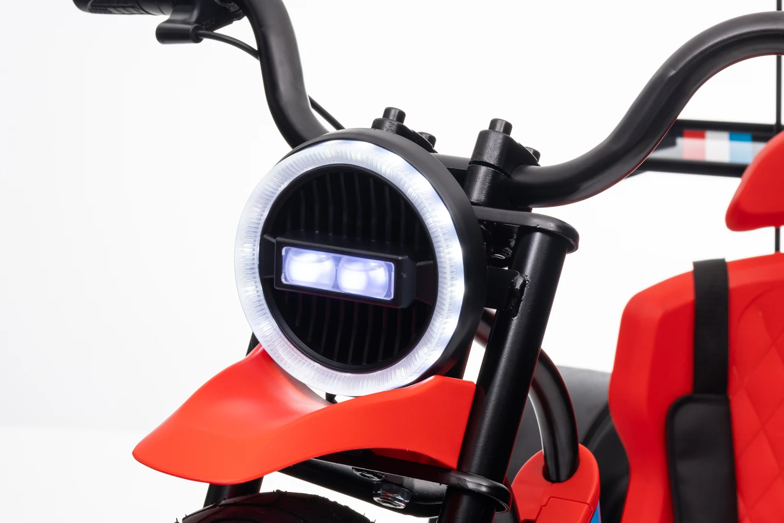 Motocicleta electrica pentru copii 5-12 ani, Drift-Trike, 500W, 24V, 10Ah, rosie [9]