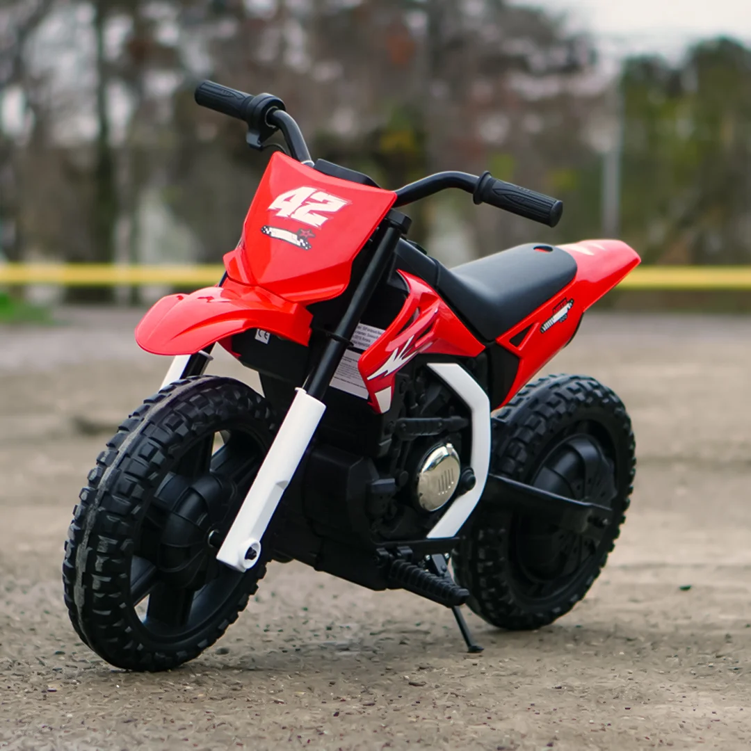 Motocicleta electrica pentru copii, BalanceBike 350W 24V, rosie [10]