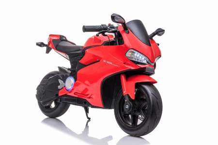 Premium electric Ride-on motorcycle for children SX1629, 250W, 24V, EVA wheels, rosie [2]
