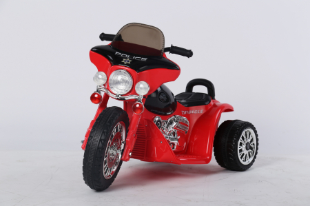 Motocicleta electrica pentru copii, POLICE JT568, 35W, echipare standard, rosie [6]