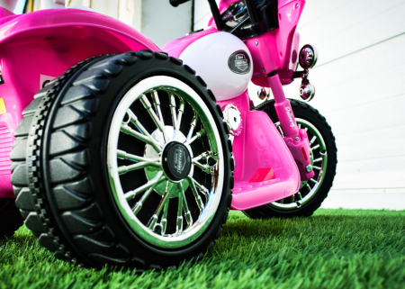 Electric ride-on police motorcycle for children, JT568 35W STANDARD, pink [1]