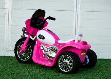 Electric ride-on police motorcycle for children, JT568 35W STANDARD, pink [3]