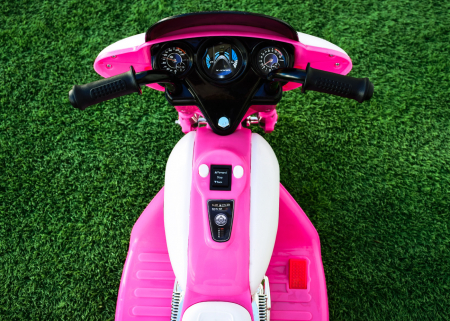 Electric ride-on police motorcycle for children, JT568 35W STANDARD, pink [5]