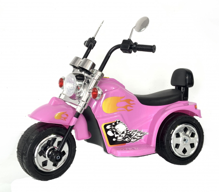 Electric ride on motorcycle for children BJ777, 35W 6V, pink [9]