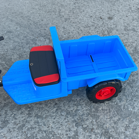 Kids Electric Tractor 70W 12V with Parental Remote Control – blue [11]