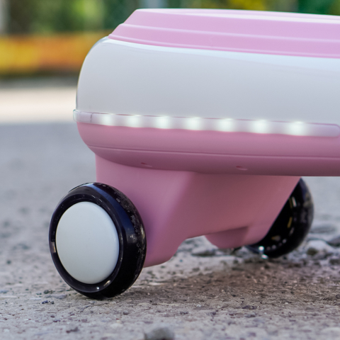 Wiggle Car 360 Electric Ride-On for Kids, Ages 3–7, 12V 90W, pink [14]