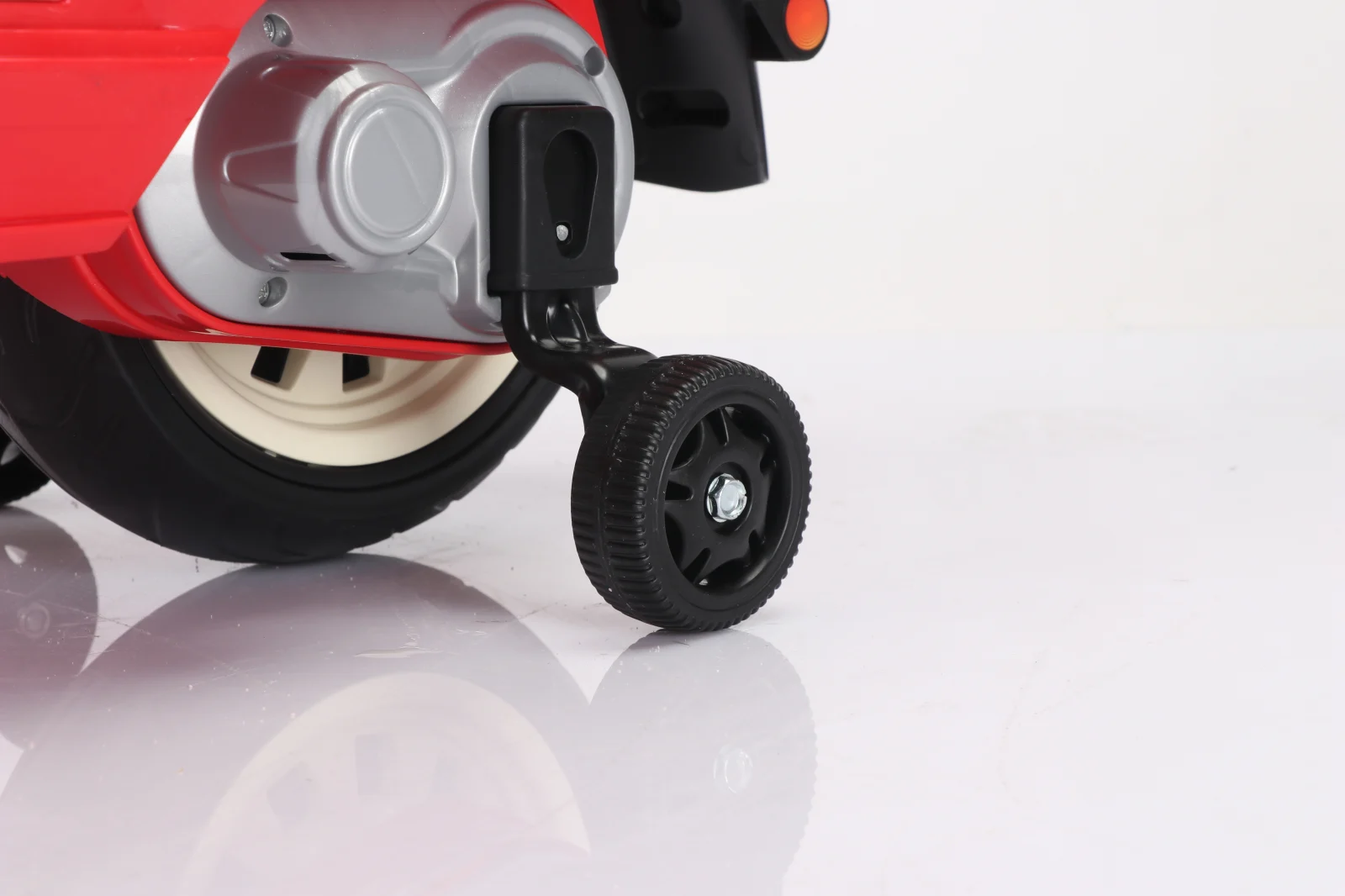 Ride-on electric scooter for children, Retro model, for 2 children,  70W, 12V, premium, bluetooth, red [1]