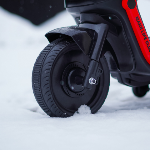 Ride-on scooter for children, with detachable trailer, remote control, model BJBTK3, 70W, black [13]