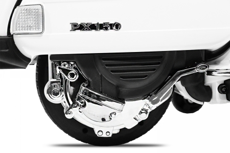 Scuter electric pentru copii Piaggio PX150, 70W, 12V, premium, albastru [2]
