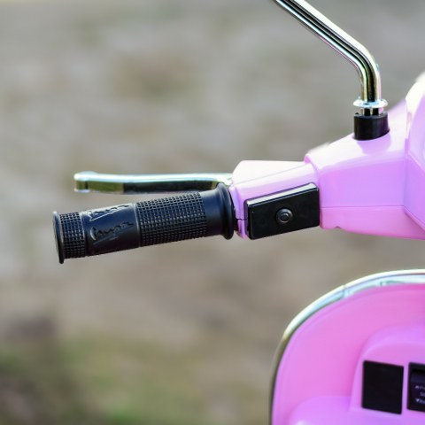 Electric scooter for children licensed Piaggio PX150, 70W, 12V, premium, box included, pink [12]