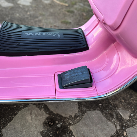 Electric scooter for children licensed Piaggio PX150, 70W, 12V, premium, box included, pink [13]