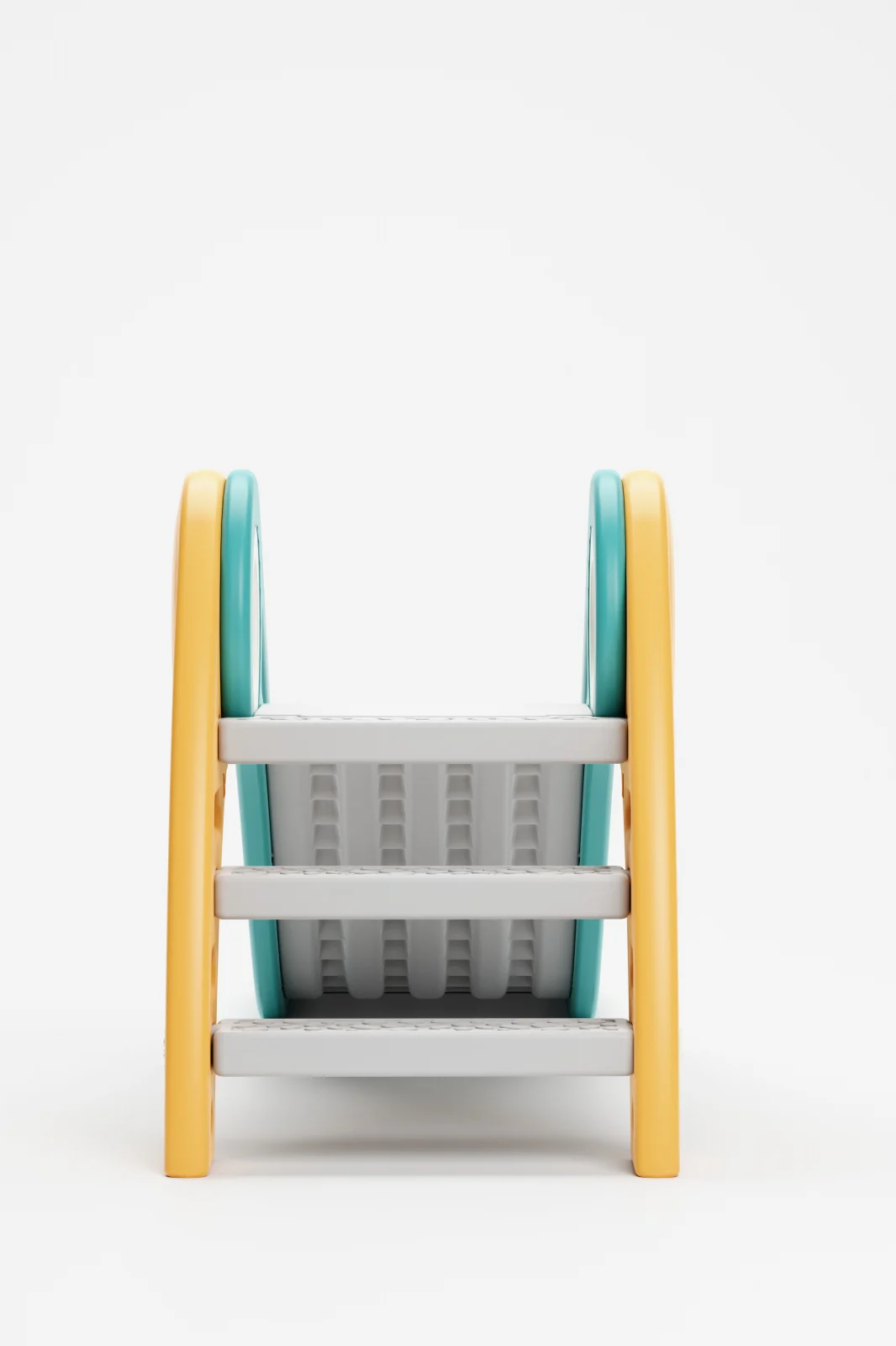 Tobogan copii cu design ergonomic, interior sau exterior, trepte antiderapante, pliabil, verde [5]