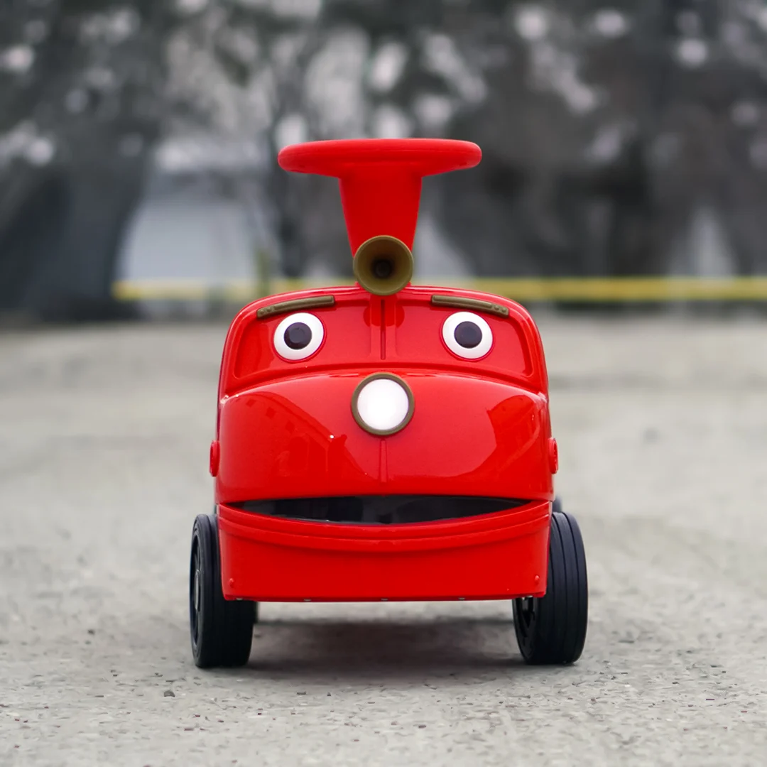 Trenulet electric pentru copii 3-6 ani, CHUGGINGTON, 90W 12V, rosu [2]