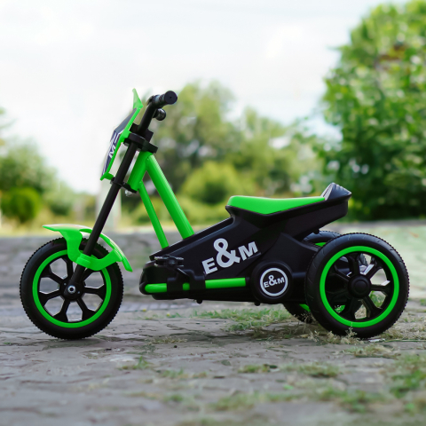 Ride-on tricycle for children 2-4 years, model G301, green [4]