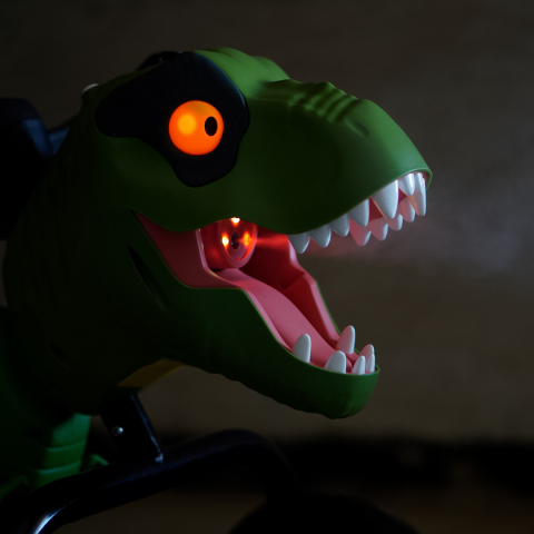 Tricicleta cu pedale T-Rex drift 360, copii 3-6 ani, verde [10]
