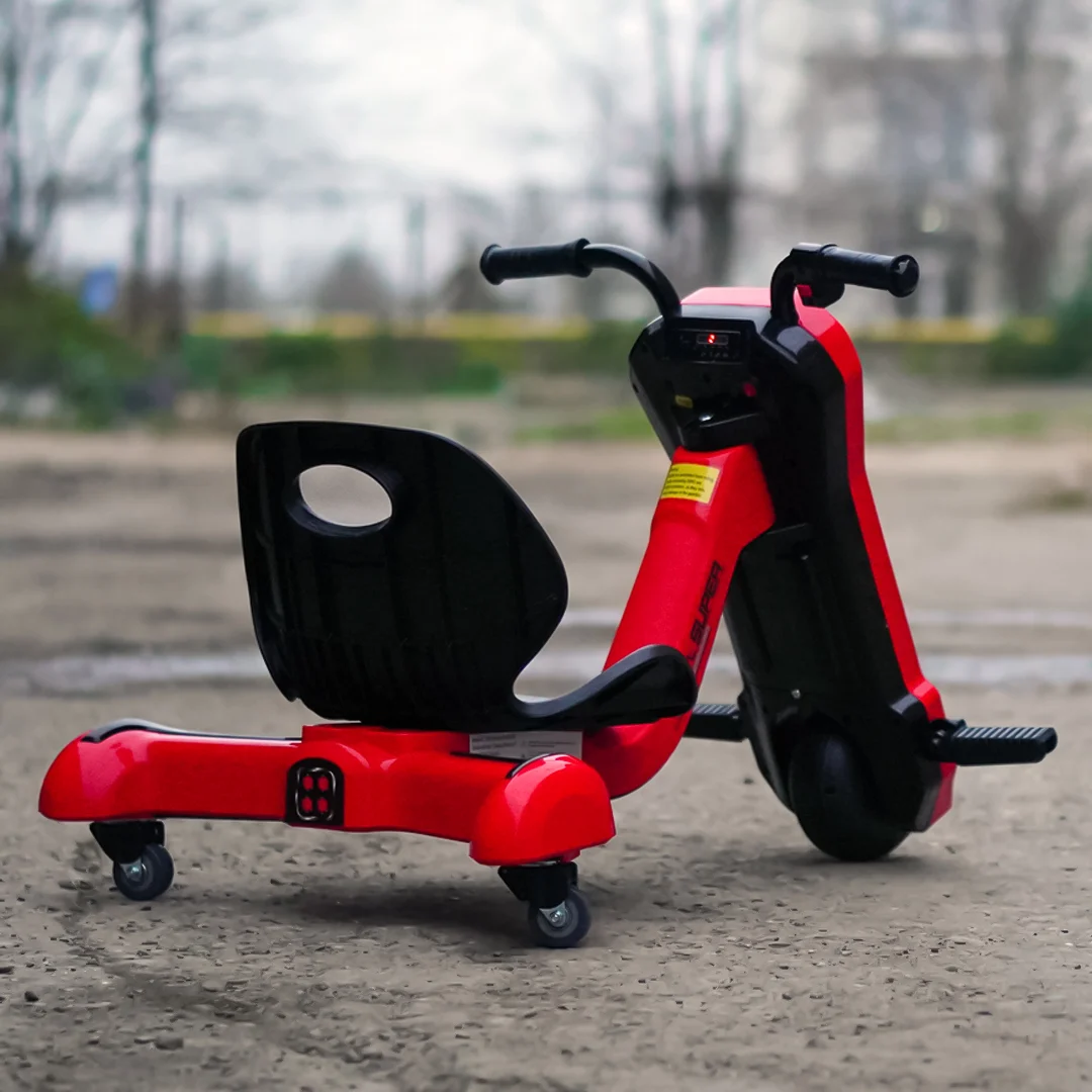 Electric Kids Tricycle Slider 360 – 12V Ride-On Trike for Ages 4–7, Red [5]