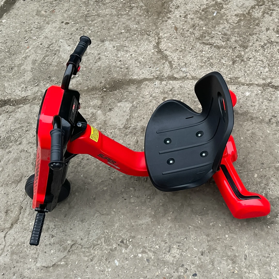 Electric Kids Tricycle Slider 360 – 12V Ride-On Trike for Ages 4–7, Red [7]