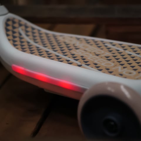 Electric scooter with lights for children, 3 wheels, stable, Aquamist, 30W, 6V 4.5Ah, white [13]